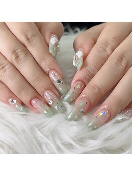 パステルカラー×星