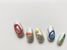 ミラーカラフルぷくぷく