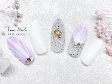 テセネイル(Tese Nail)/夏本番！大人シェルネイル♪