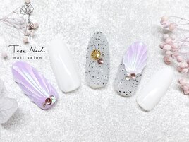 夏本番！大人シェルネイル♪