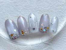 ヴィオラ(VIOLA)/マグネット/星ホロ/定額ネイル