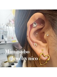 耳つぼジュエリー