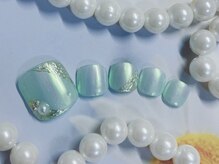 キラキラネイル 川口 南鳩ヶ谷店の雰囲気（フットネイルも毎月新作登場！）