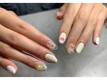 アオ(ao)/色鉛筆ネイル★