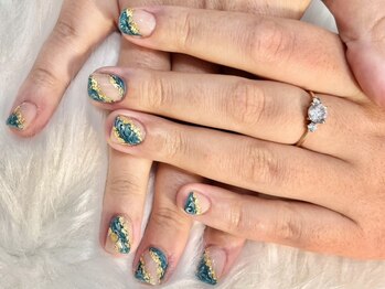 アンジーネイルアイラッシュ(Angie Nail Eyelash)の写真/おしゃれなデザインを豊富にご用意☆特別な日のネイルもお任せ◎季節やイベントに合わせて指先も華やかに♪