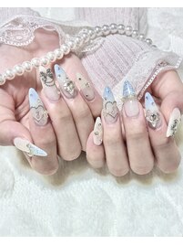 ワンホンデザインネイル♪