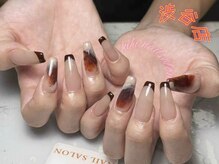 キヒ 渋谷店(Kihi)/ブラウン/カフェラテ/秋ネイル