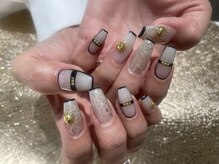 プロテア(protea)/ブラック×ゴールド