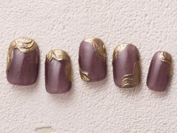 アイネイルズ 渋谷店(I nails)/キレイめゴールドニュアンス