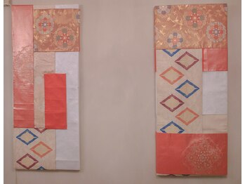 ドライヘッドスパQ/和モダンな帯アート！！