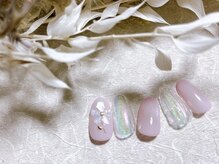 モグネイル(Mogunail)/3.4月定額A フラワーネイル