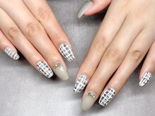 ローブセカンド(L'aube 2nd)/ジェル◆ツイードネイル