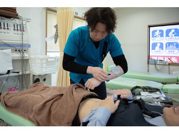 ぶんご整骨院 森院/EMSで体幹を鍛えて腰痛予防