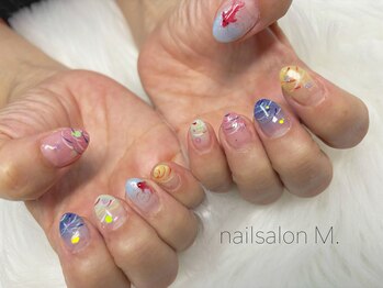 エムドット(M.)/お祭りネイル