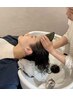 【小顔効果】カッサで頭皮の疲れをリセット♪リリーススパ＋カット120分¥9600