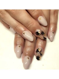 クリアマーブルネイル