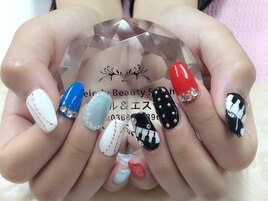 ピアノ野球アートネイル