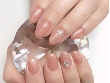 ココロバ ネイルアンドビューティーサロン(COCOLOBA)/オレンジベージュ♪