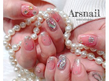 アルスネイル(Ars nail)/埋め尽くしピンクネイル
