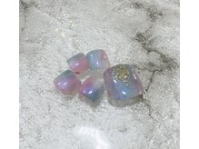 アンドネイルアンドビューティー(&NAIL and Beauty)/フットキキララネイル