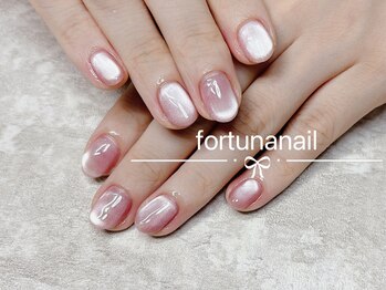 フォルトゥーナ 神田(Fortuna)/ピンクマグネットネイル