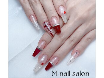 Mネイル/クリスマス|フレンチネイル