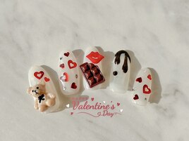 バレンタインネイル♪