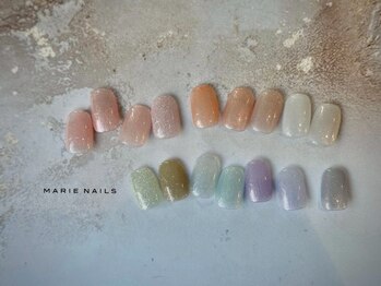 マリーネイルズ 青山店(MARIE NAILS)の写真/★初回オフ無料！平日限定選べるラメカラー¥4000+税！ご予算に応じて600以上のアートをご用意！