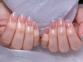 ダイアモンドネイルスタジオ 新宿店(Diamond Nail Studio)/カラーフレンチ