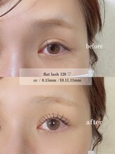 ウォーム(warm)/flat lash 120本