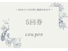 セラピール＋フェイシャルマッサージ　　　　【5回券】