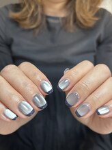 テソロネイル(TESORO nail)/マグネットフレンチ