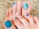 シル エ ボーテ(Cils & Beaute)の写真/足先まで抜かりなく、気分が上がるフットネイル♪ハンドとお揃いの夏に映えるトータルデザインもオススメ★