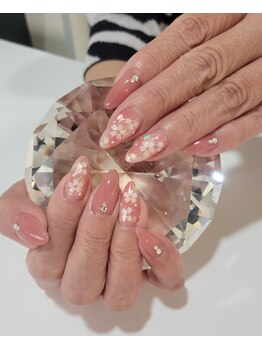 ネイルサロンシャネイル/桜ネイル