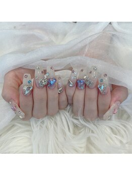 モカ 心斎橋(moca by Lee)/【Nanako】宝石箱ネイル