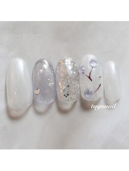 たゆ ネイル(たゆnail)/パラジェル*さくらんぼネイル