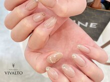 ワールド ビューティ ヴィヴァルト 宝塚店(WORLD BEAUTY VIVALTO)/ハート/ワンカラーネイル