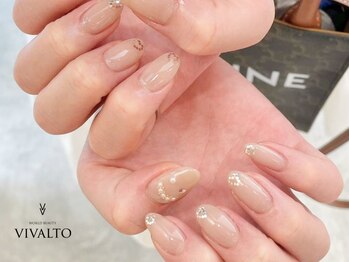 ワールド ビューティ ヴィヴァルト 宝塚店(WORLD BEAUTY VIVALTO)/ハート/ワンカラーネイル