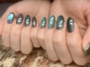 美フォルムマグネットネイル♪