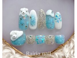 くまさん氷ネイル