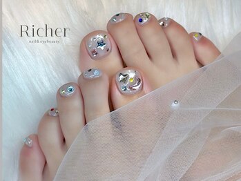 リシェリ(Richer)/キラキラ宇宙ネイル