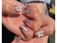 melt.仙台【パラジェルネイル/フィルイン/マグネット/長さだし/持ち込み】/マグネットネイルデザイン 桜