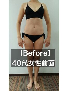24ダイヤモンドジム 西宮店(24 DIAMOND GYM)/【Before】40代お客様前面