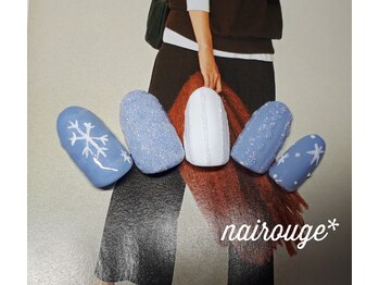 ネイル―ジュ 札幌大通店(nairouge*)/シュガーパウダーネイル♪