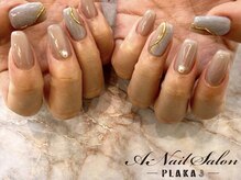 エーネイルサロン プラーカ本店(A-Nail Salon)/　定額デザイン