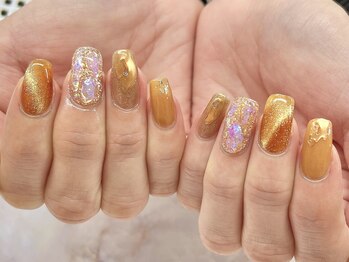 ディーネイル 京橋(D-nail)/立和名/艶感☆秋ネイル