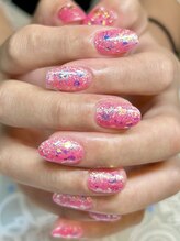 レミア 関内(REMIA)/7月　キラキラネイル