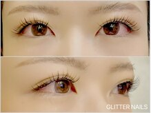 グリッターネイル(GLITTER NAILS)/HARUKA施術　パリエク風60束