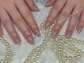 春人気なピンクラメワンカラー