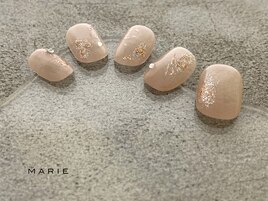 3)6000円 シンプルネイル 0820a